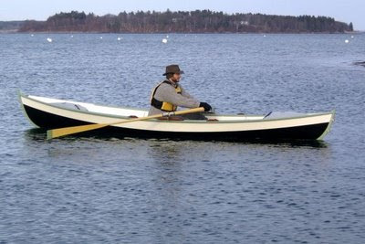 rowing for pleasure: a maine rowboat