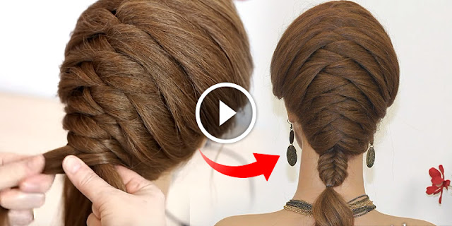 How To Create Simple Braided Hairstyle - See Tutorial