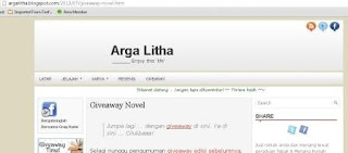 screen shoot blog argalitha