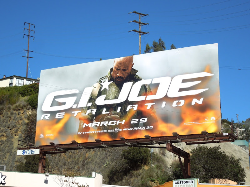 GI Joe Retaliation Roadblock movie billboard