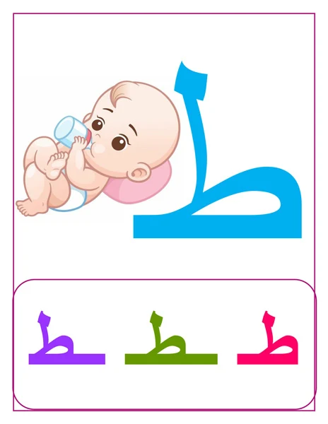 الحروف العربية للأطفال مع الصور/ بيت الحروف