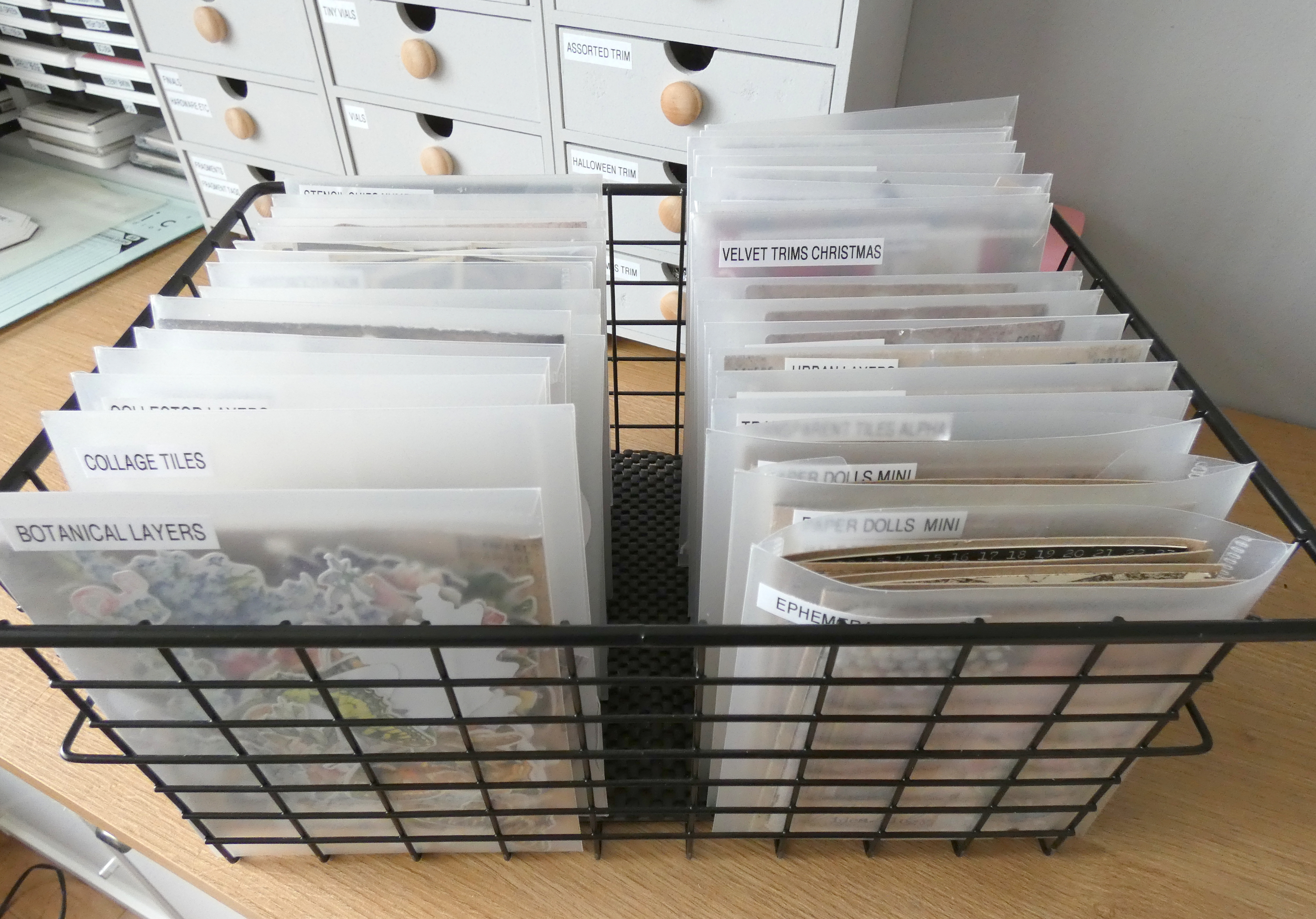Organization Hack: How to Organize with Plastic Envelopes 