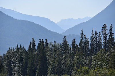 Rocky Mountain views from Banff Alberta.