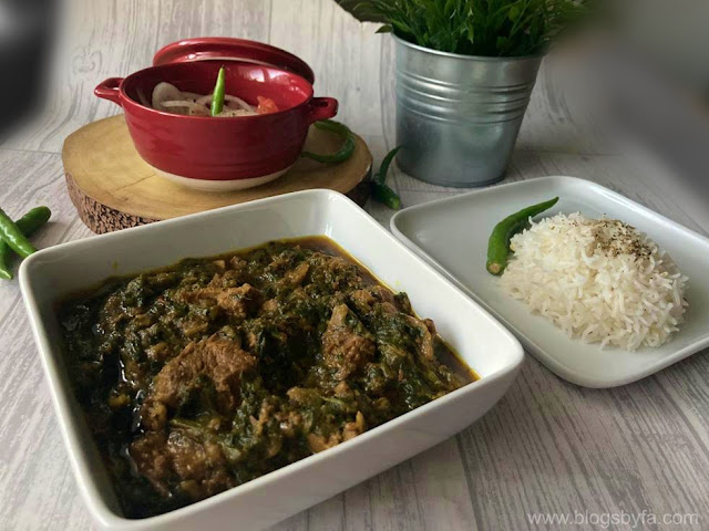 Palak Ghosht Recipe