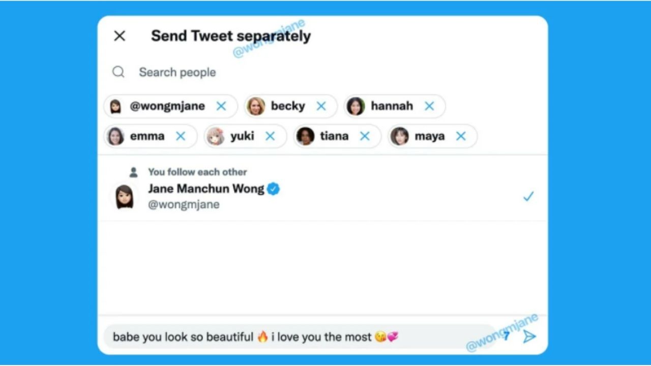 Jane Manchun Wong Tweet
