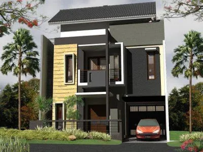 55 Desain Terbaik Rumah Minimalis 2 Lantai Rumahku Unik