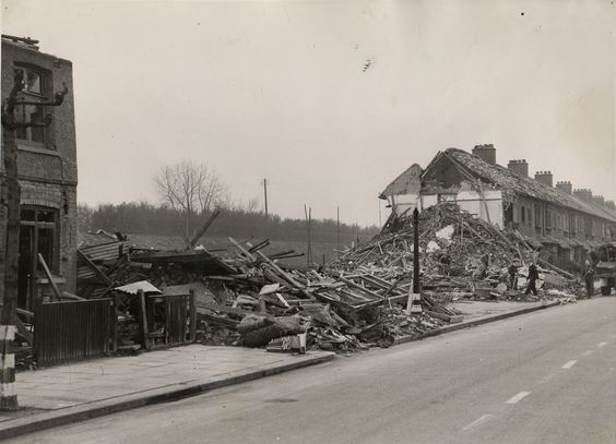 19 March 1941 worldwartwo.filminspector.com East Ham Blitz bomb damage