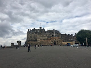 The front of Edinburgh Castle