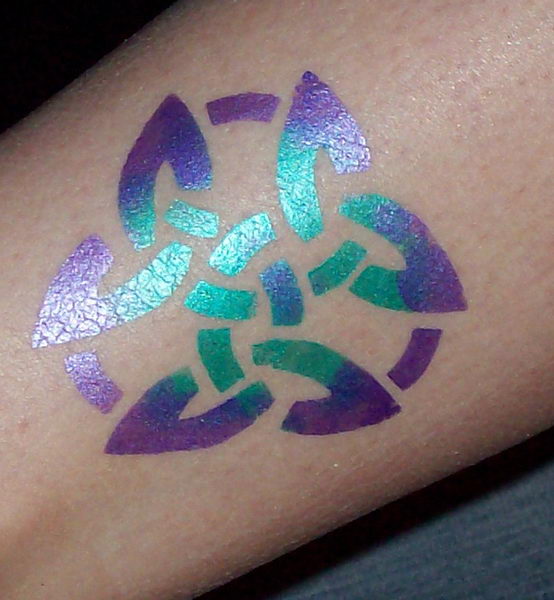You can give your girlfriend temporary tattoos that can be use painless and