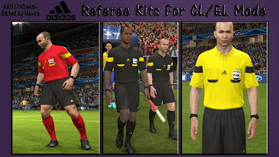 PES 2014 Adidas Referee Kits For CL & EL Mode By Hawke