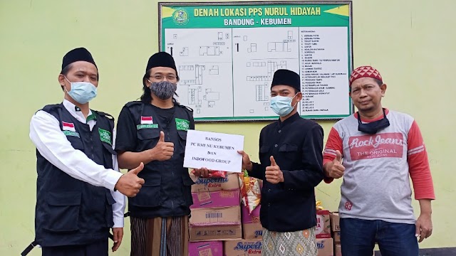 RMI Kebumen Gandeng Indofood Suplai Bahan Pangan ke Ponpes Eks Sub Klaster Covid-19