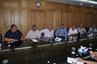 إجتماع محافظ الاسكندرية بخصوص متابعة الاعمال الإنشائية بالمحافظة