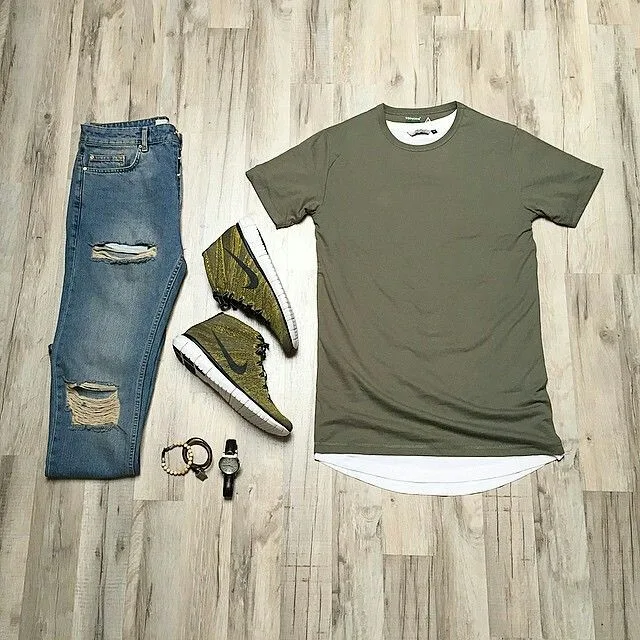 Look Masculino Verde Militar