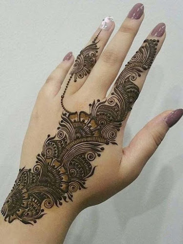 Easy Arabic Beautiful Mehndi Design