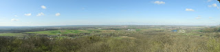 Panoráma a kilátó tetejéről