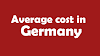 Average cost in Germany