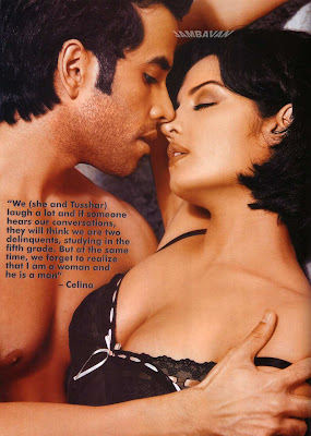 Celina Jaitley and Tushar Kapoor