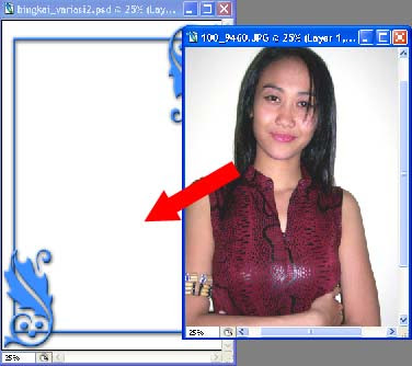 gambar tutorial bingkai foto 17