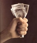 money lesson cash on hand