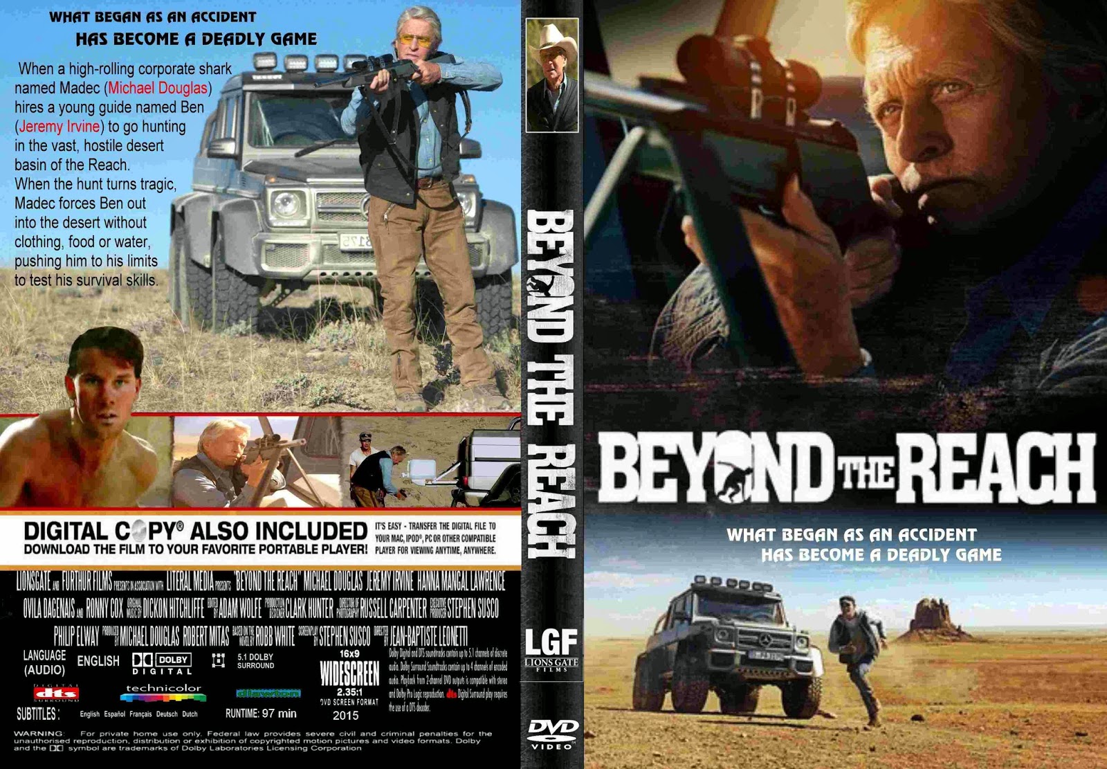 beyond the reach 2015 cover label dvd movie beyond the reach 2015