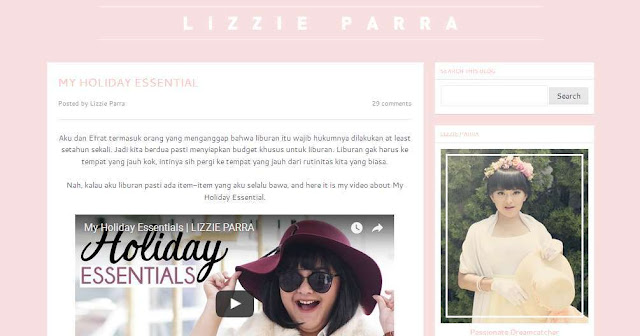 Blog Lizzieparra.com - Beauty Blogger Indonesia Terbaik