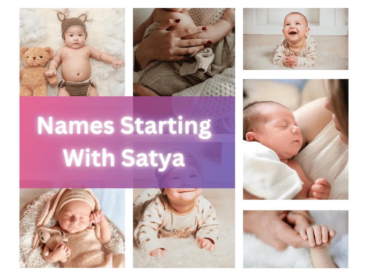 Names Starting With Satya