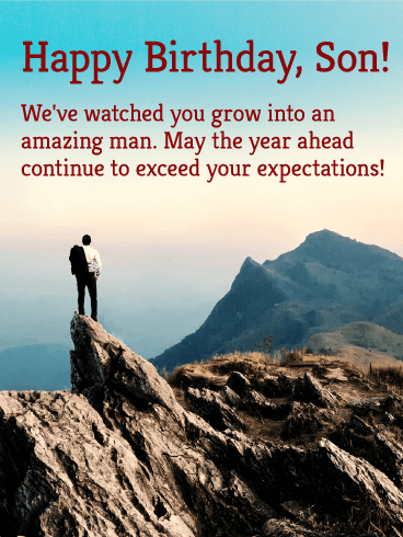 Heart touching birthday quotes for son