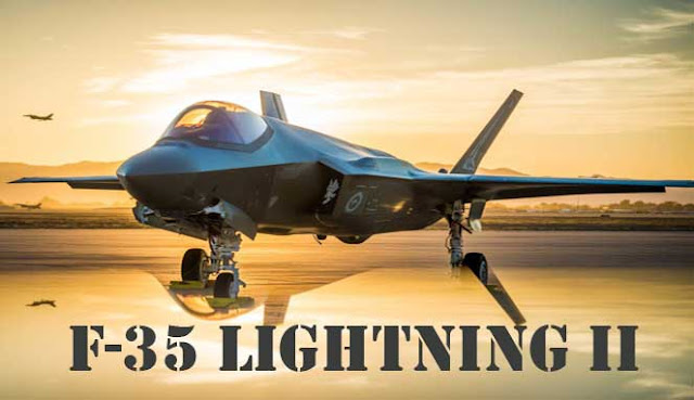  yaitu pesawat tempur generasi kelima yang sangat canggih dan penuh dengan penemuan hasil  16 FITUR CANGGIH PESAWAT TEMPUR F-35 LIGHTNING II