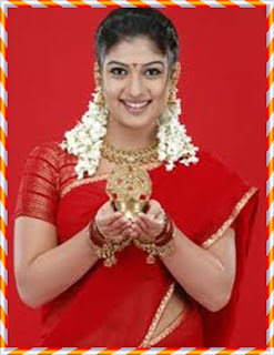 Nayanthara Homely Look Photos In Red Saree