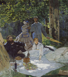 Luncheon on the Grass, Center Panel, 1865.