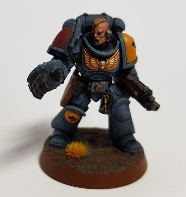 Space Wolves Primaris Intercessor Pack Leader with power fist