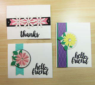 Easy card layouts with designer paper featuring Stampin'UP!'s retiring Leaf Punch, Starburst Punch and Sparkle Glimmer Paper and big bold sentiment stamps from the retiring "Seriously the Best" stamp set