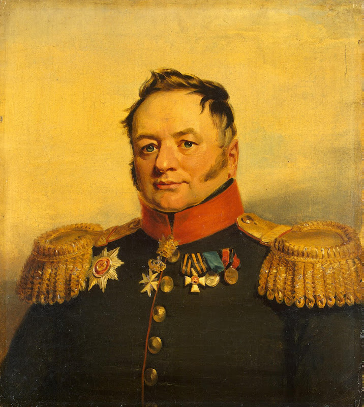 Portrait of Pavel A. Tuchkov by George Dawe - Portrait, History Paintings from Hermitage Museum