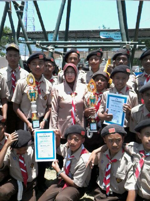 SMP 1 Garung Juara Jambore Tk Ranting Garung  smp negeri 