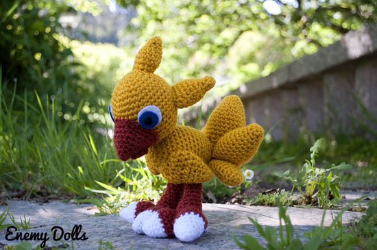 chocobo amigurumi by enemy dolls