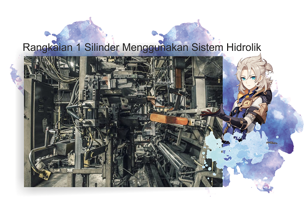 Rangkaian 1 Silinder Menggunakan Sistem Hidrolik