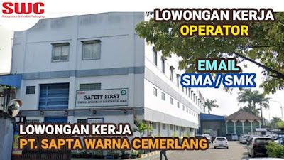 PT. SAPTA WARNA CEMERLANG ( SWC ) adalah perusahaan yang bergerak di bidang kemasan plastik termasuk kemasan fleksibel dan kemasan rotogravure untuk kebutuhan industri makanan, minuman dan kimia. Perusahaan berdiri pada tahun 1989 dengan produk - produk dari mesin cetak 7 warna.   Beberapa pelanggan antara lain: Sinarmas, PT. Internusa Food, Cimory, Mr. P, Frisian Flag, Coca Cola, Yupi, Charoen Pokphand Indonesia, dll. Perusahaan mempersembahkan produk kualitas dengan praktik GMP dan HACCP sepanjang fase produksi. Alamat PT. Sapta Warna Cemerlang di Kawasan Industri Jatake, Tangerang, Banten.