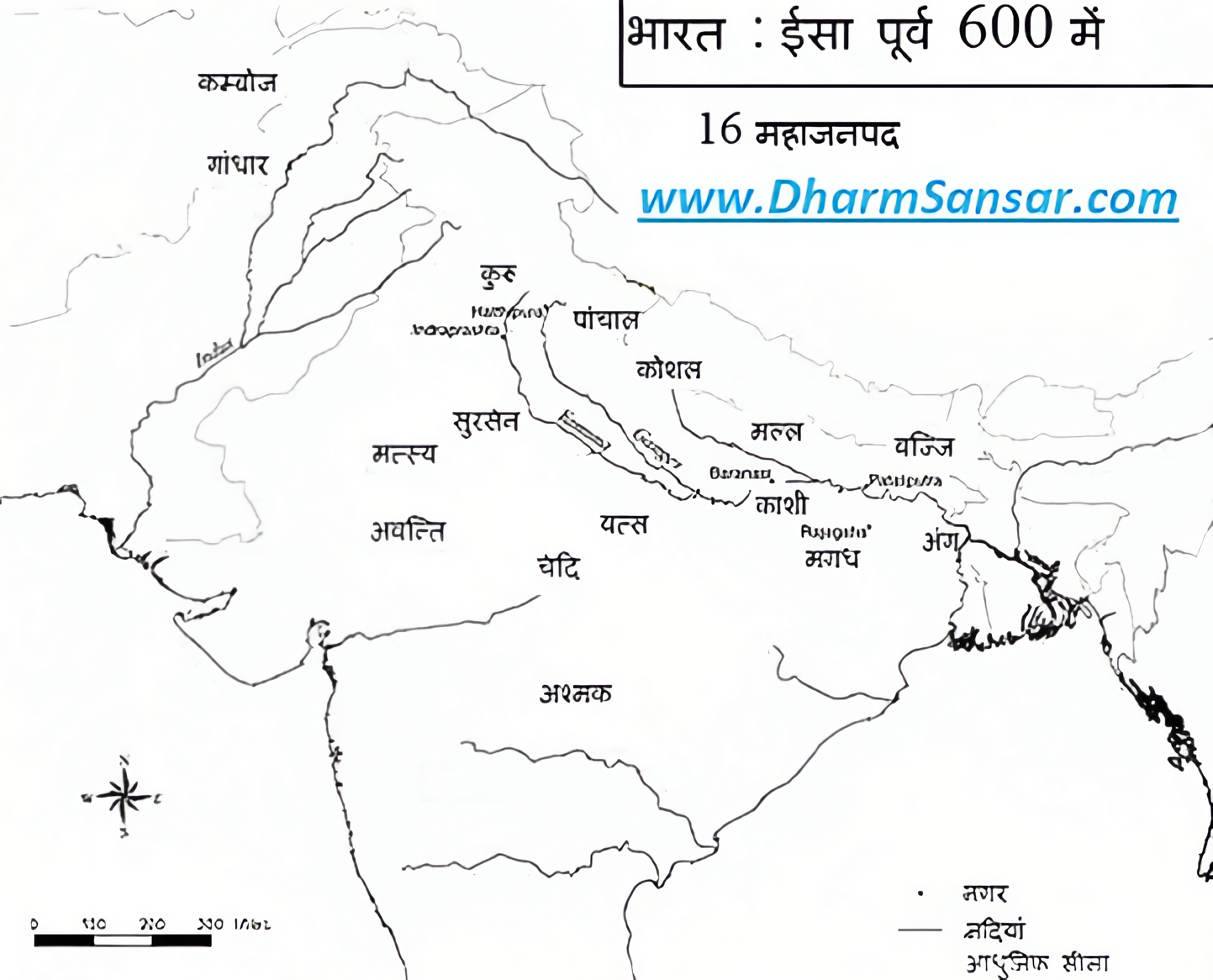 प्राचीन भारत का नक्शा