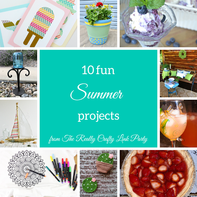 10 fun summer projects rom The Really Crafty Link Party