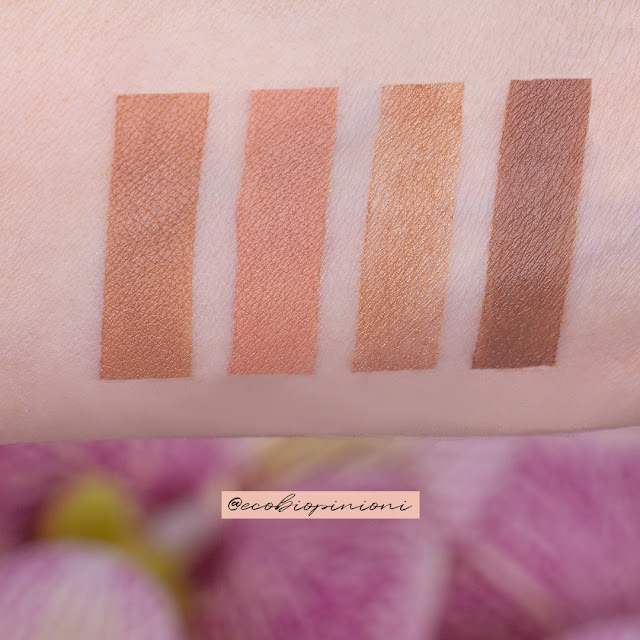 Swatches bronzer Neve Cosmetics Star System