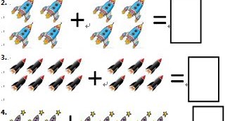 The Art of Teaching: A Kindergarten Blog: Rocket Addition Worksheet!