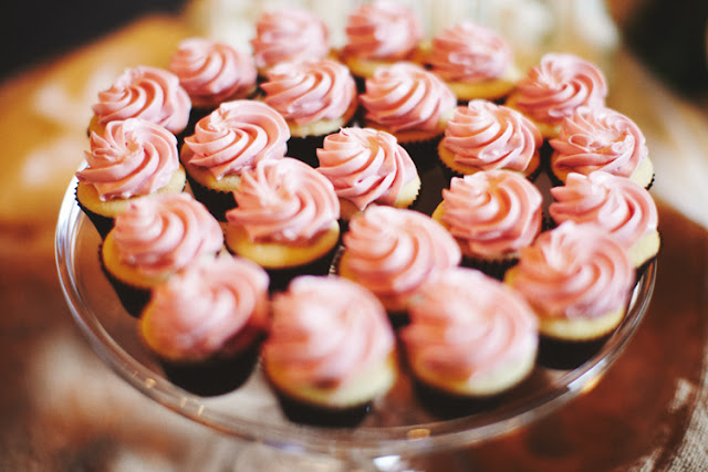 Lemon Raspberry Wedding Cupcakes