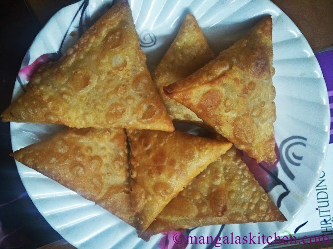 Crispy Spicy Onion Samosa - Samosas stuffed with Onions - Evening Tea time Snack Recipes