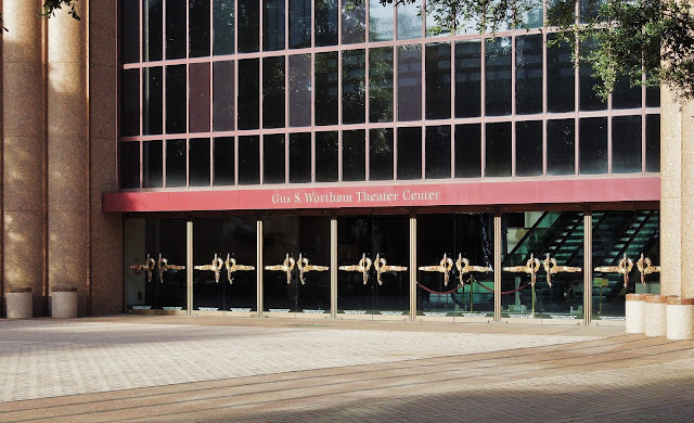 Gus S. Wortham Theater Center - Entrance on Plaza 