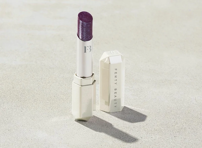 Fenty Beauty Slip Shine Sheer Shiny Lipstick in Vamps Who Brunch