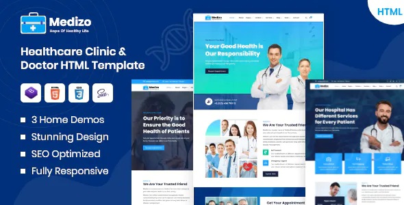 Best Healthcare Clinic & Doctor Responsive Template