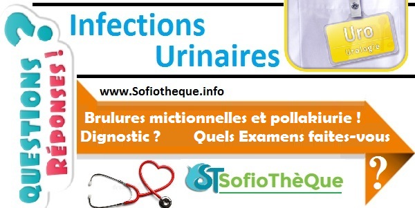 QR | brulures mictionnelles et pollakiurie ! Dignostic ? Signes importants ? Quels Examens ?