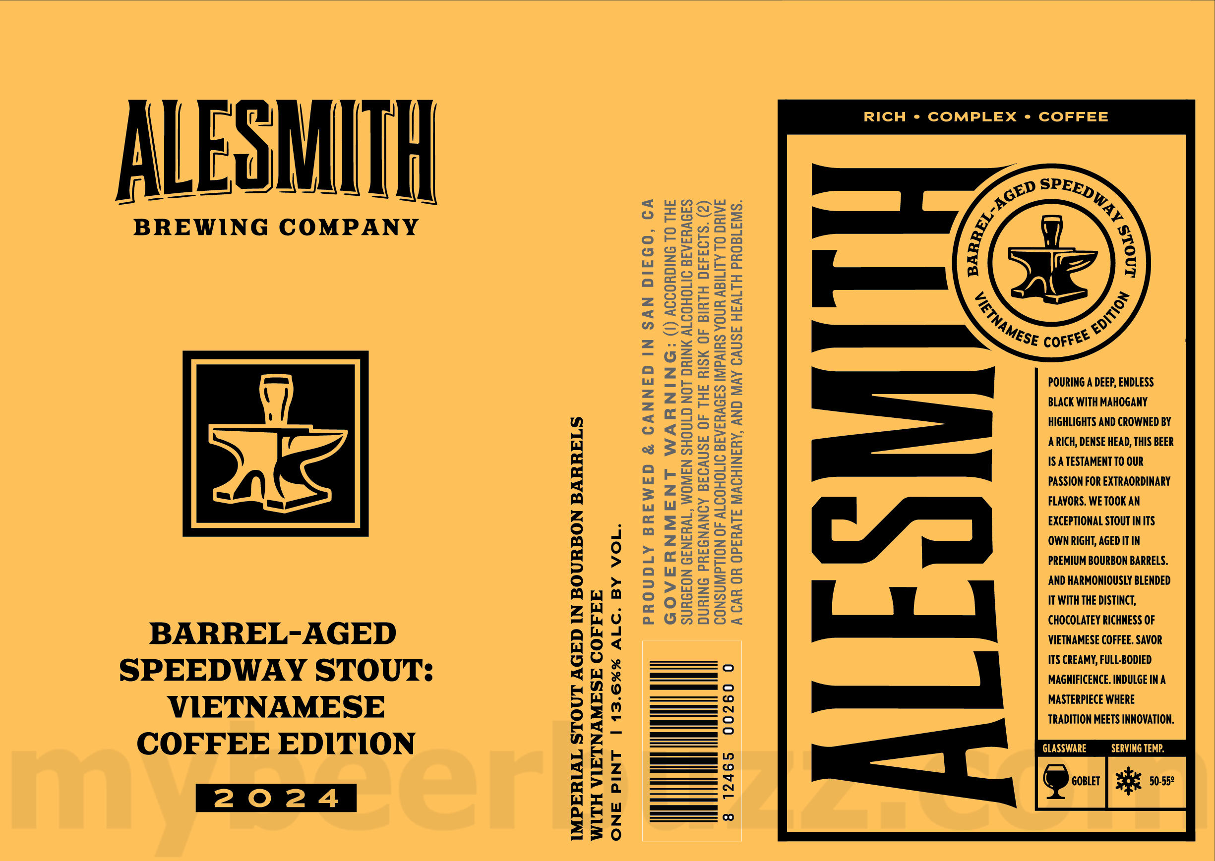 AleSmith Barrel-Aged Speedway Stout: Vietnamese Coffee Edition 2024