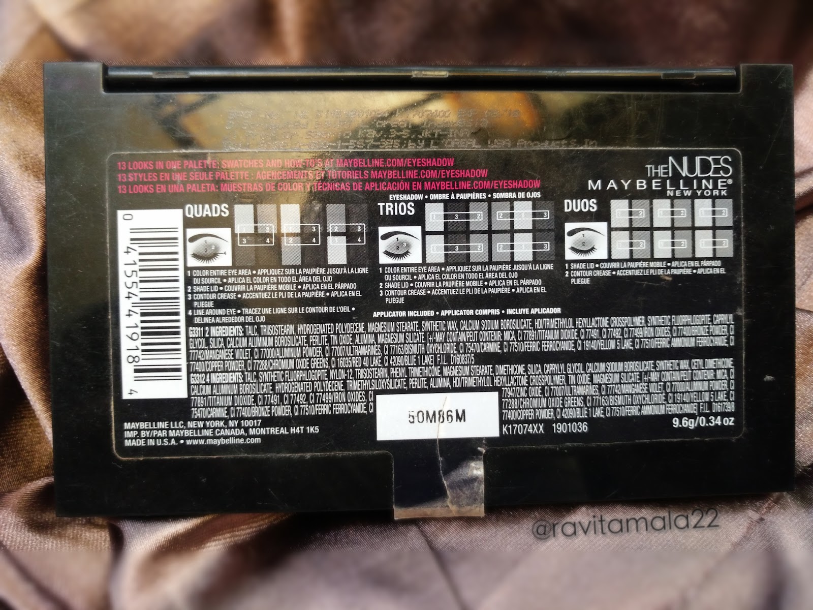 Maybelline The Nudes eyeshadow Pallete