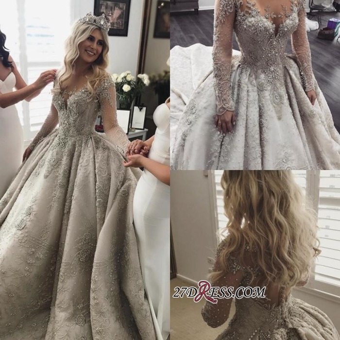 https://www.27dress.com/p/glamorous-long-sleeves-appliques-crystal-ball-gown-wedding-dress-109200.html